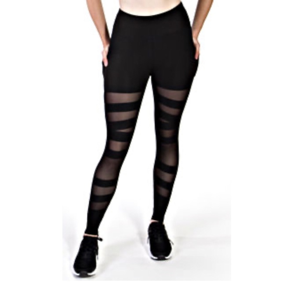 Popfit ava leggings w pockets high waisted M